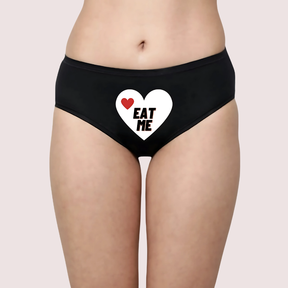 Eat Me Printed Hipster Panty Gift Pack