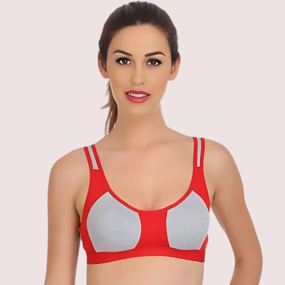 &quot;Medium&quot; Impact sports bra panty set pack of 3