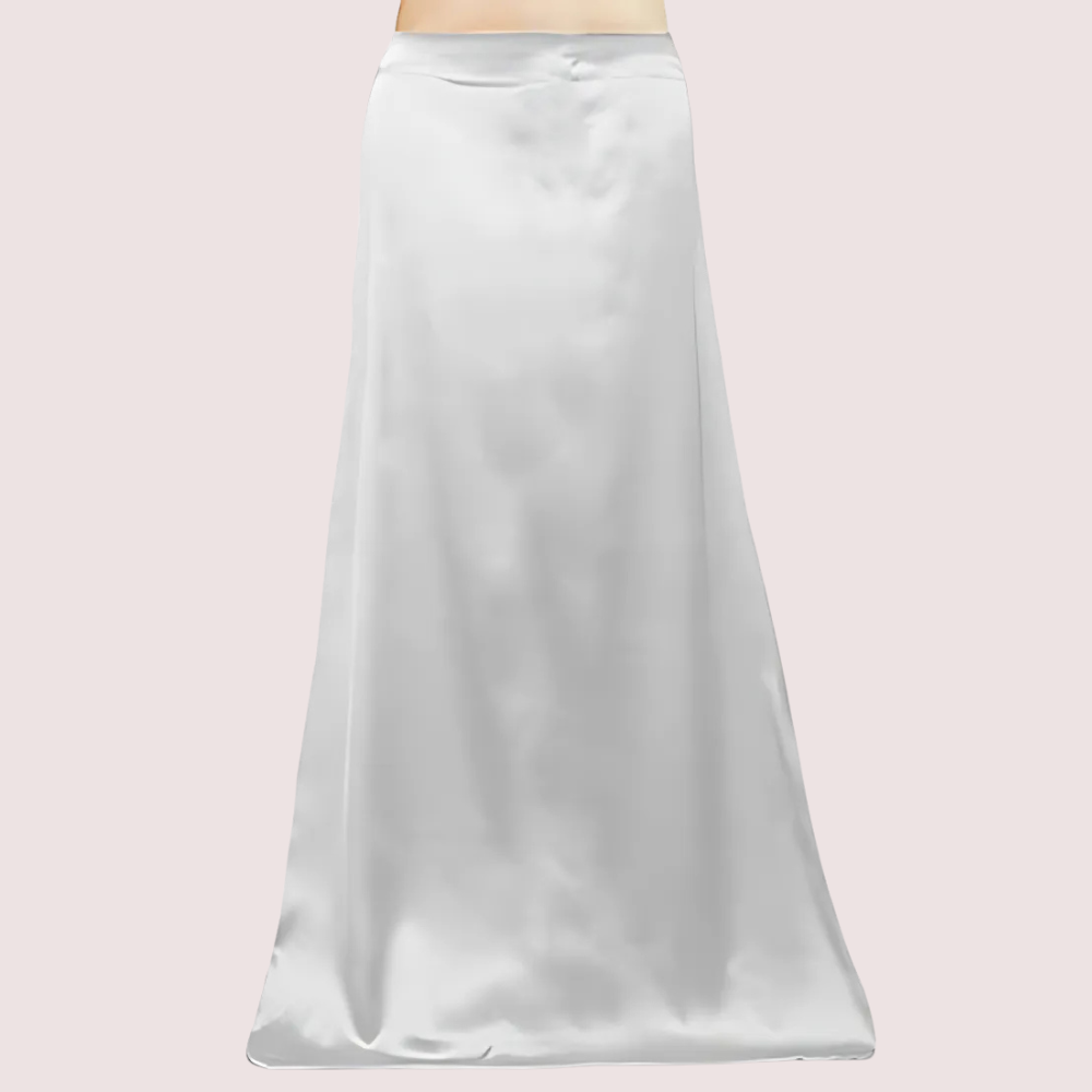 Combo Women's Satin Petticoat Inskirt (Black, Light-Beige, White)