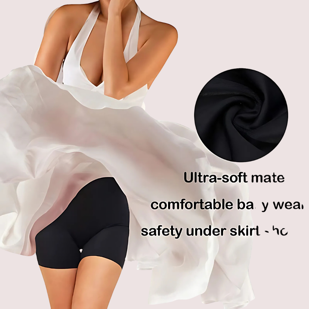 Super Comfort Black Seamless Shorts