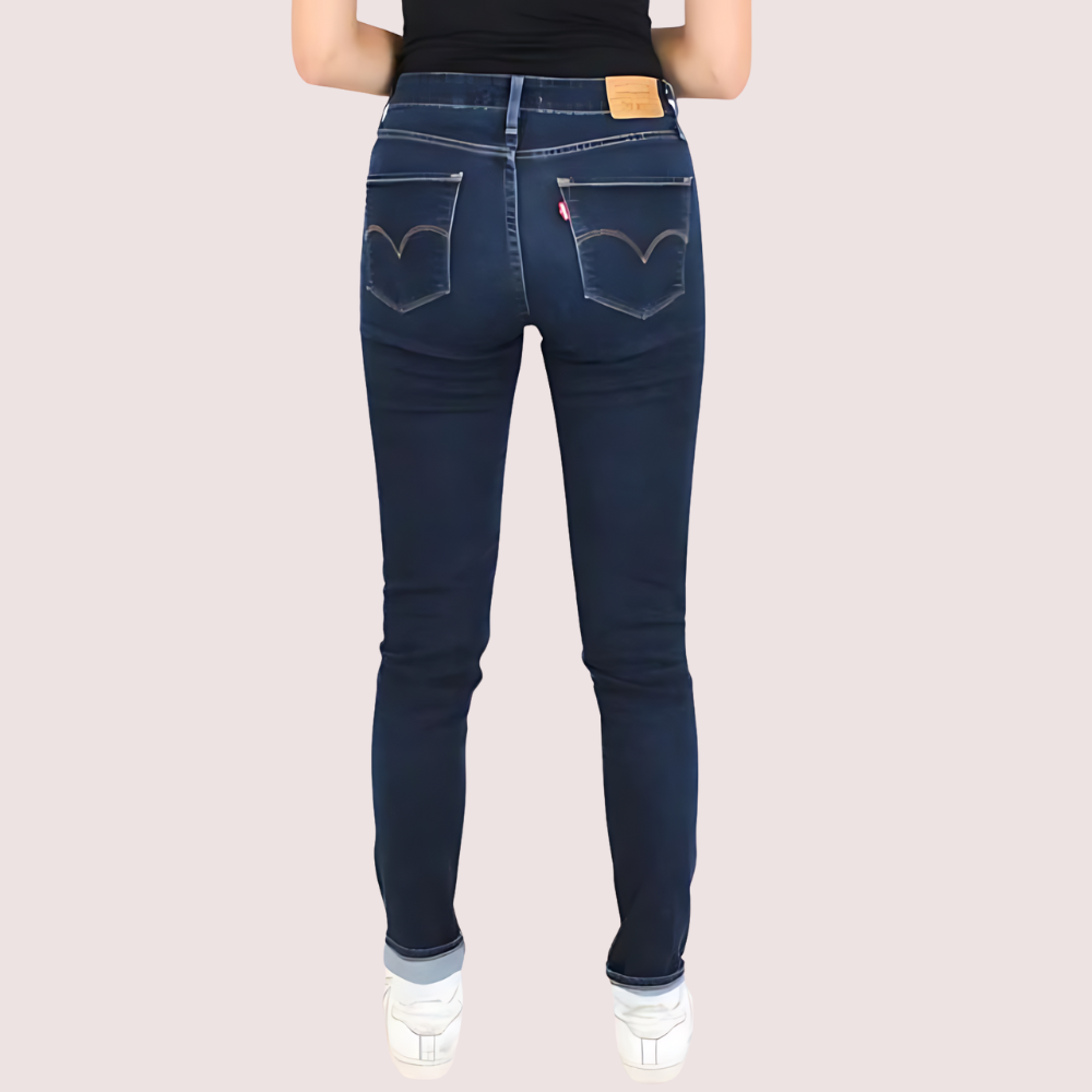 Elegant Women&#39;s Skinny Fit Slim Denim Pants