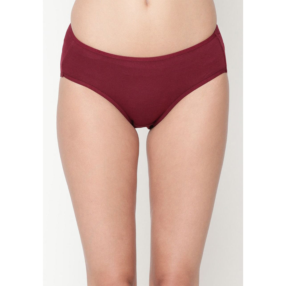 Comfy  Snazzy Way Women&#39;s Best Fitting Plus Size Maroon Cotton Panties(Pkt of 2)