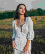 Cotton White Maxi Dress