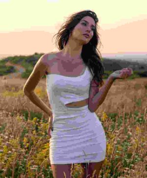 Off Shoulder Mini Dress