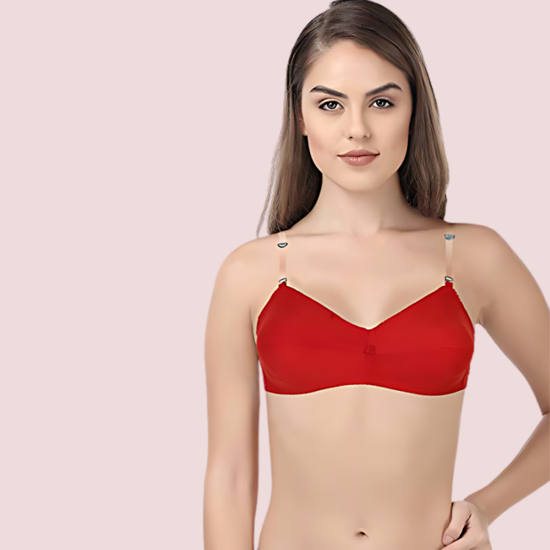 Love Me Mixed Invisible Strap Bra (Pk Of 2)