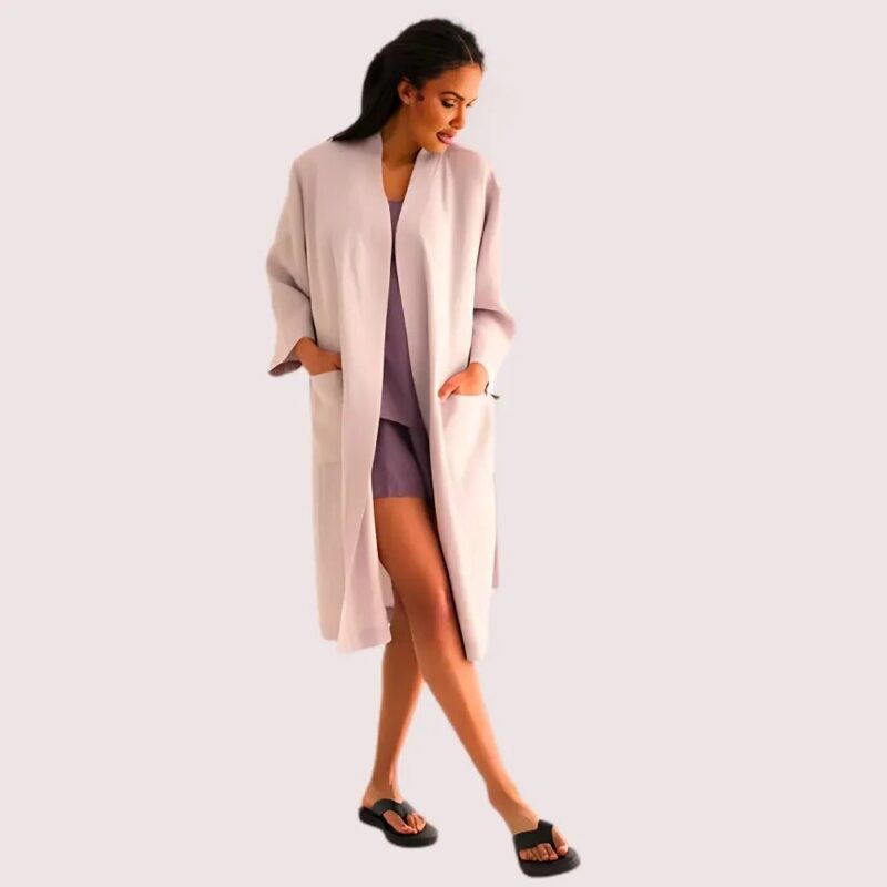 Elegance and Comfort in Premium Linen Robe
