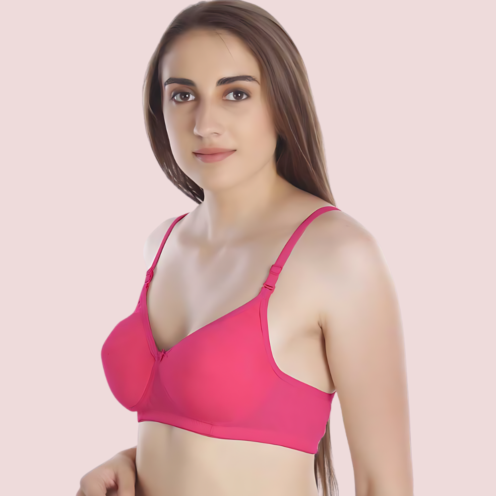 Women Full Coverage Lightly Padded Multicolor Bra - Image 2