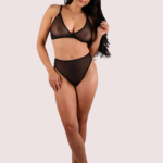 Scarlet Curve See-Through Lingerie Set