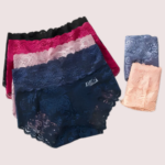 Women's  Beautiful Lace Panties Pack (of 3)