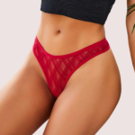 Ladies Low Waist Mesh Hollow Lace Panties