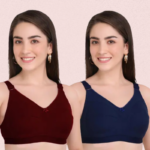 Women’s Full Coverage Daily Wear Bra Set – Pack of 2