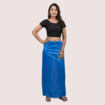 Ladies' Silk Saree Blue Petticoat