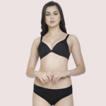 Non-Padded Plunge Bra Panty Set (2 pack)